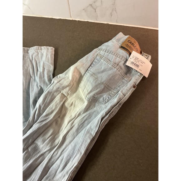 Casucci Denim - Casucci Women Light Wash Denim Jeans Straight‎ Leg Blue DIANE 1161/CW28 Size 26